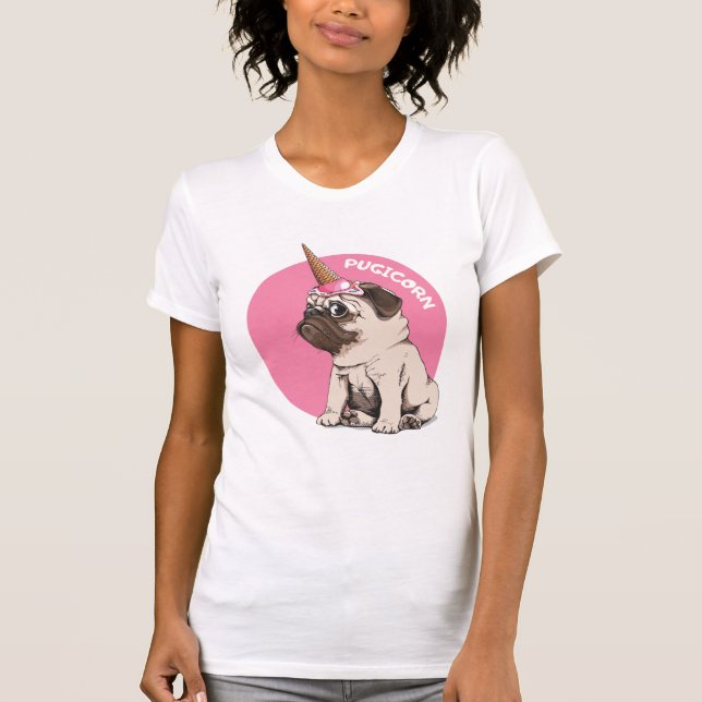 T-shirt Pugicorn (Devant)