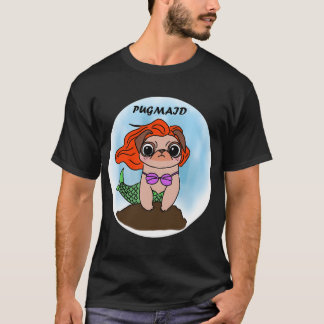 T-shirt Pugmaid, Sirène Pug