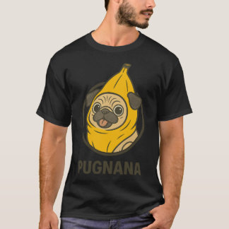 T-shirt Pugnana - Pug en costume de banane Mème drôle d'ar