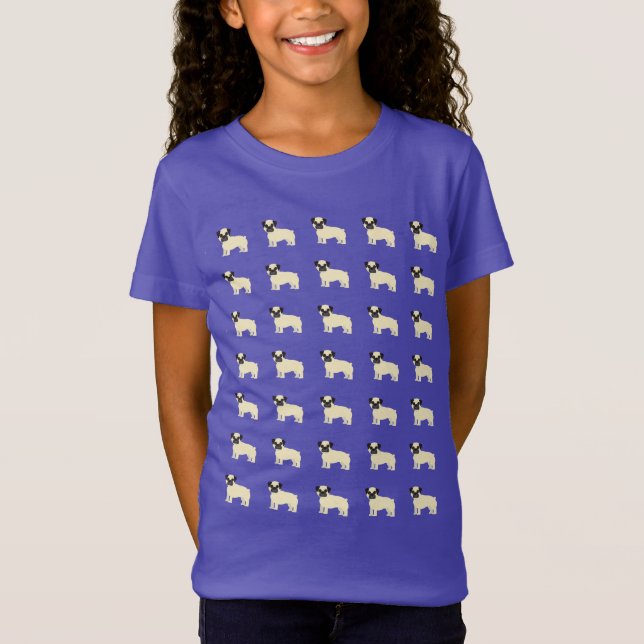 T-Shirt Pugs,  (Devant)