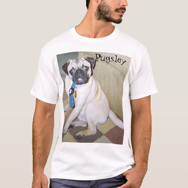 T-shirt Pugsley le carlin (Devant)