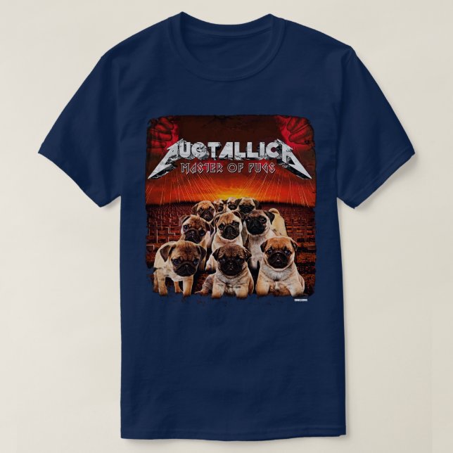 T-shirt Pugtallica 2 (Design devant)