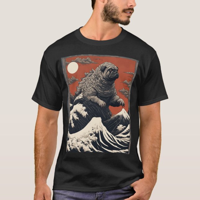 T-shirt Pugzilla (Devant)
