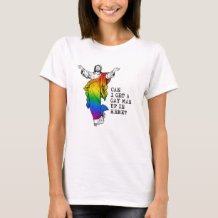 T-shirt Puis-je avoir un homme gay ici