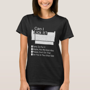 T-shirt Puis-Je Le Laisser Drôle Tableau Périodique Des Él