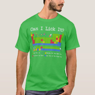 T-shirt Puis-je le lécher Tableau périodique drôle Science