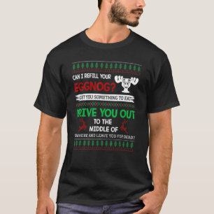 T-shirt Puis-Je Remplir Votre Devis De Vacances De Noël Ég