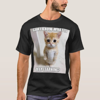 T-shirt Puis-je savoir ce qu'est l'apprentissage profond