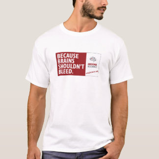 T-shirt Puisque les cerveaux ne devraient pas saigner