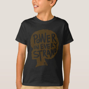 T-shirt Puissance dans chaque strand Afro Pride Sticker