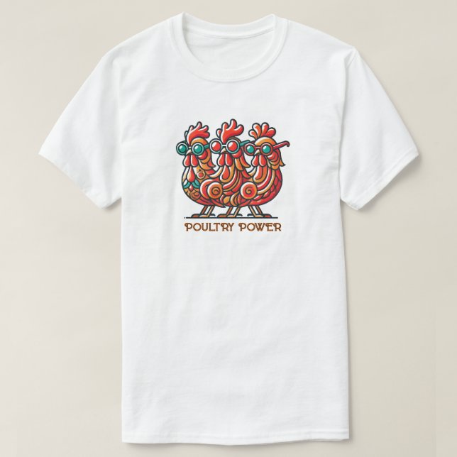 T-shirt Puissance de la volaille (Design devant)