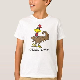 T-shirt Puissance de poulet ! Texte 1 !