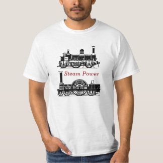 T-shirt Puissance de vapeur - locomotives de train de