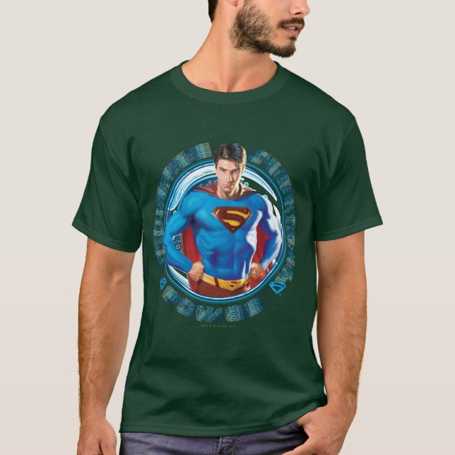 T-shirt Puissance du courage de Superman (Devant)