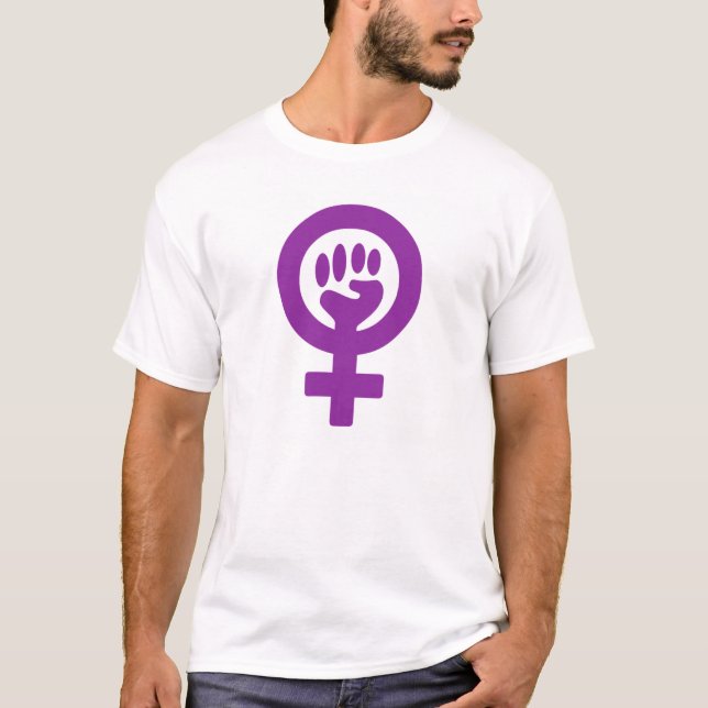 T-shirt Puissance féministe/puissance de femme (Devant)