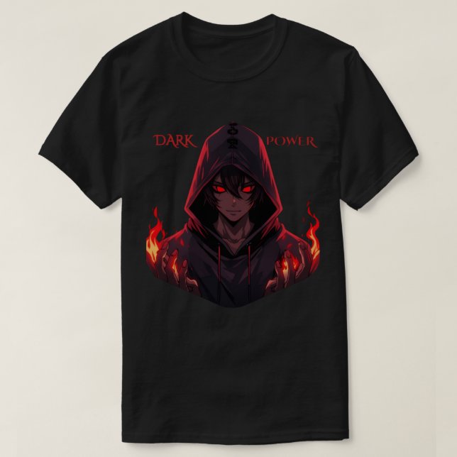 T-shirt puissance sombre (Design devant)