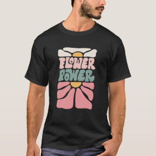 T-shirt Puissance Super rétro, Amateurs de fleurs