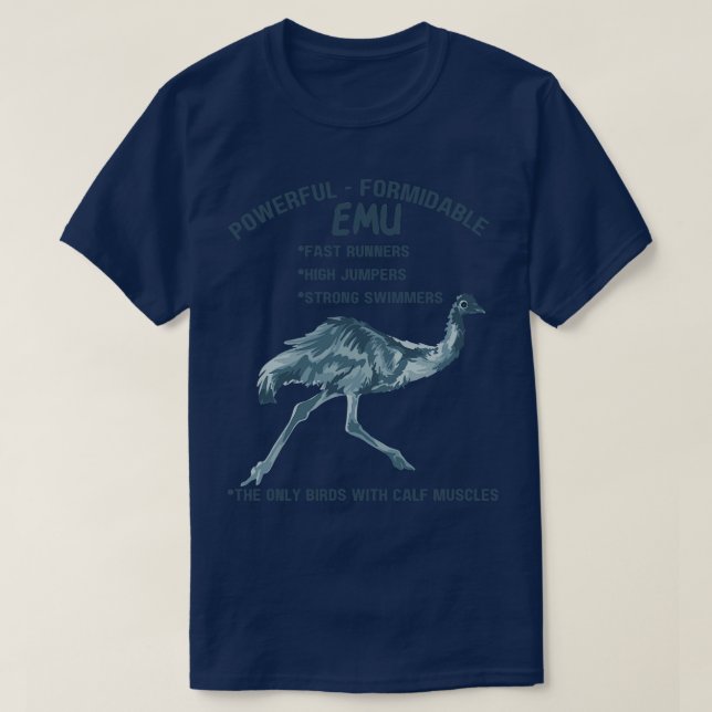 T-shirt Puissant Emu Formidable (Design devant)
