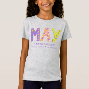 T-Shirt Puissent les filles nommer signifiant corail viole