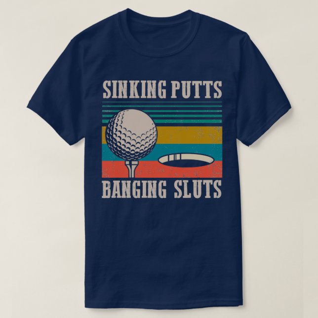 T-shirt Puits de golf Sinking (Design devant)