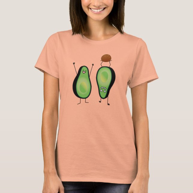 T-shirt Puits vert encourageant drôle d'appui renversé (Devant)