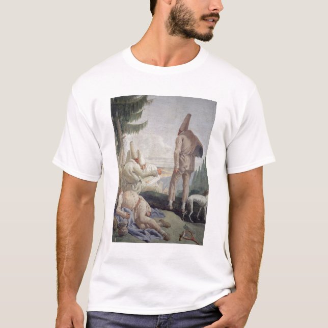 T-shirt Pulcinella en vacances (Devant)