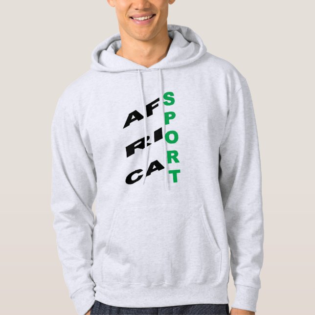 T-Shirt Pullover Kapuzenpullover aschgrau DESIGN A (Vorderseite)