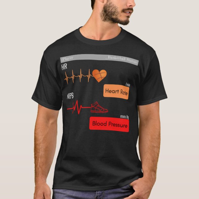 T-shirt Pulse Basketball favori Style Basketball. (Devant)