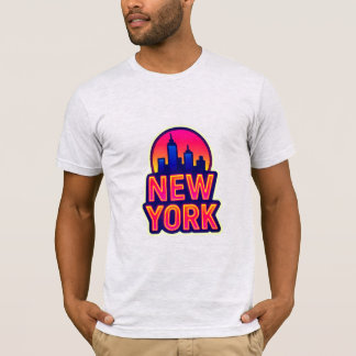 T-shirt Pulse urbaine : Lumières de New York