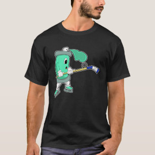 T-shirt Pulvérisateur de glace Hockey sur glace Bonnet de