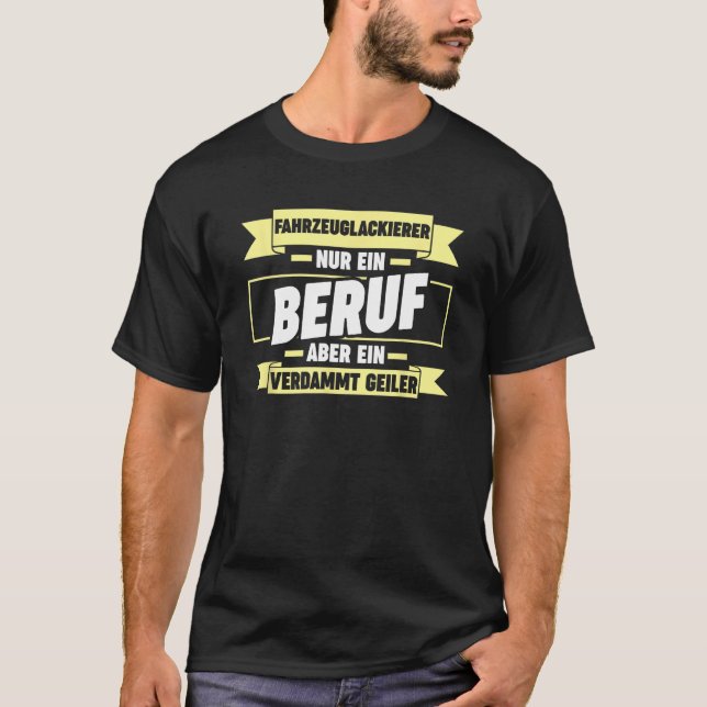 T-shirt Pulvérisateur de peinture de véhicule (Devant)