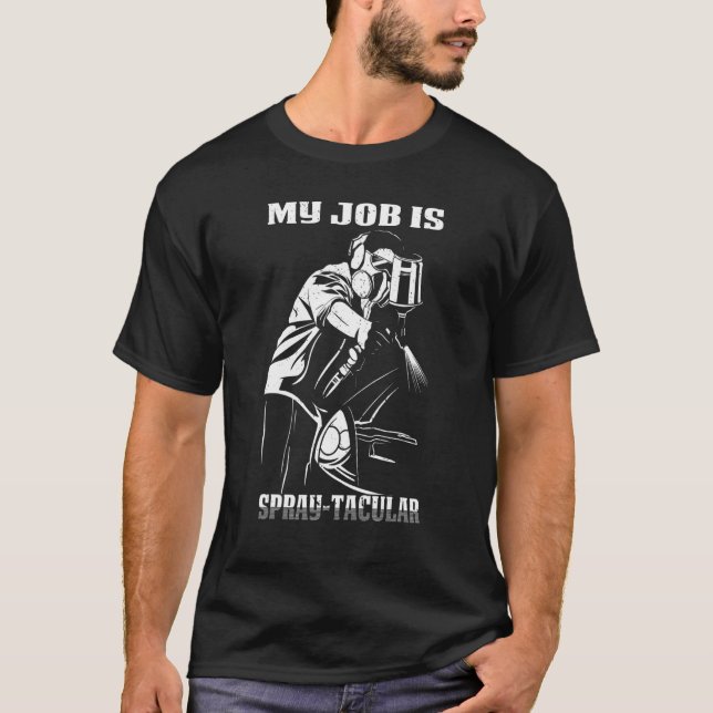 T-shirt Pulvérisateur Tacular Auto Peinture (Devant)