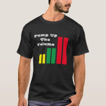 T - Shirt pumpen das Volumen auf