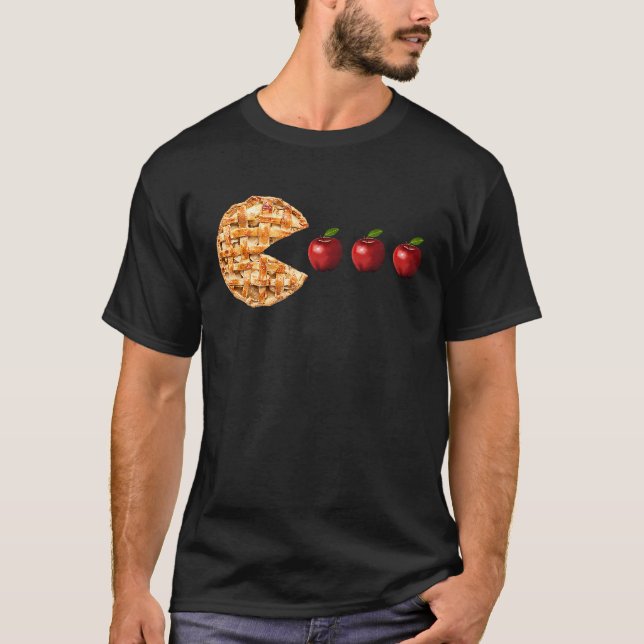 T-shirt Pumpkin Pie Eating apple  Thanksgiving Turkey Day  (Devant)