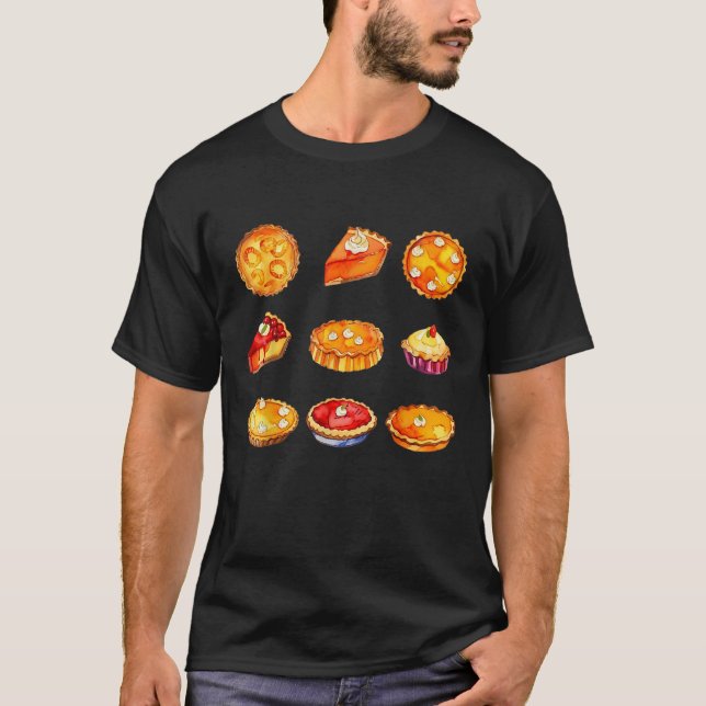T-shirt Pumpkin Pie Thanksgiving Fall Autumn Cozy Season T (Devant)