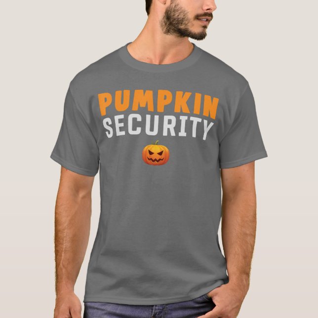 T-shirt Pumpkin Security Kids Halloween Idea For Trick Or  (Devant)