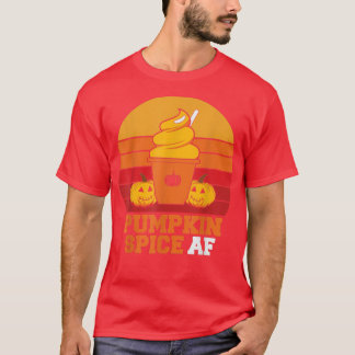 T-shirt Pumpkin Spice Af Funny Men Husband Apparel Hallowe