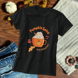 T-Shirt Pumpkin Spice Latte Doodle