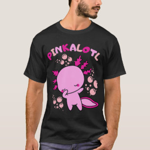 T-shirt Pun bébé axolotl rose mignon dessin animé