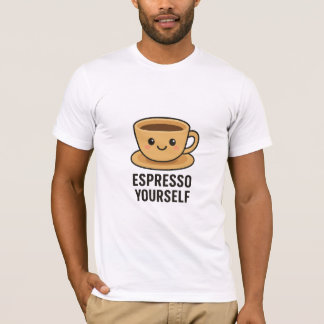 T-shirt Pun café mignon