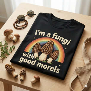 T-shirt Pun de champignon morille amusant - Je suis un cha