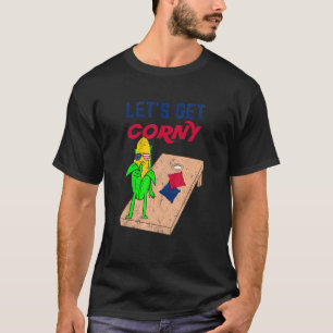 T-shirt Pun de Cornhole Allons chercher Corny