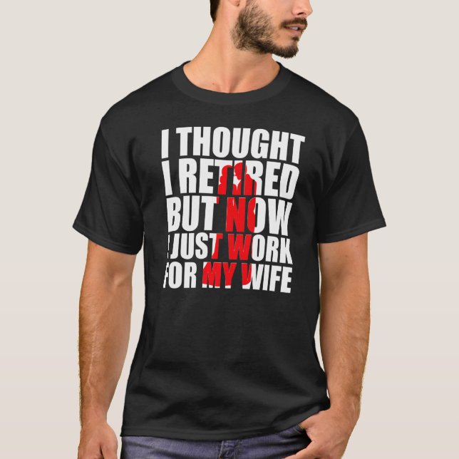 T-shirt Pun de fête de Bachelor pour hommes retraités Papa (Devant)