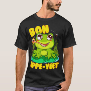 T-shirt Pun de grenouille Humour amusant Bon Appe Yeet
