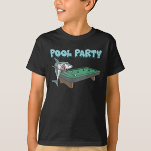 T-shirt Pun de jeux pour les requins Billard Summer Beach 