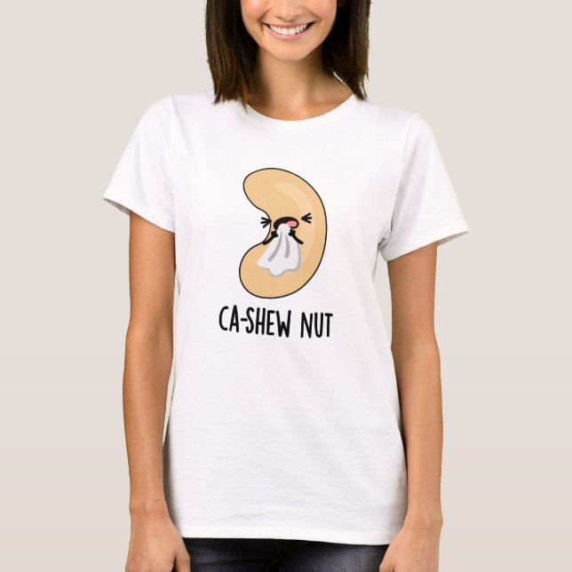 T-shirt Pun de noix de cajou à éternuement amusant (Devant)
