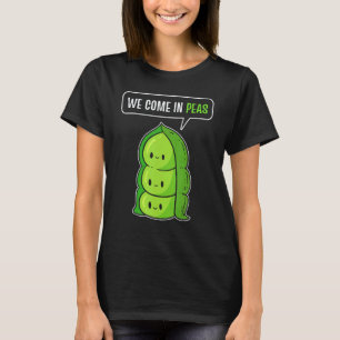 T-shirt Pun de petits pois vegan drôle 1