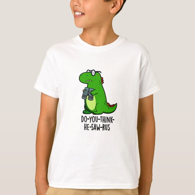 T-shirt Pun Dinosaure Dinosaure Drôle (Devant)