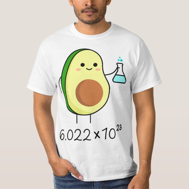 T-shirt Pun numérique d'Avogadro (Devant)