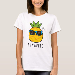 T-shirt Pun pomme drôle Fruit Pun d'ananas